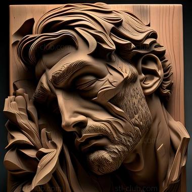 3D model Kent Williams American artist (STL)